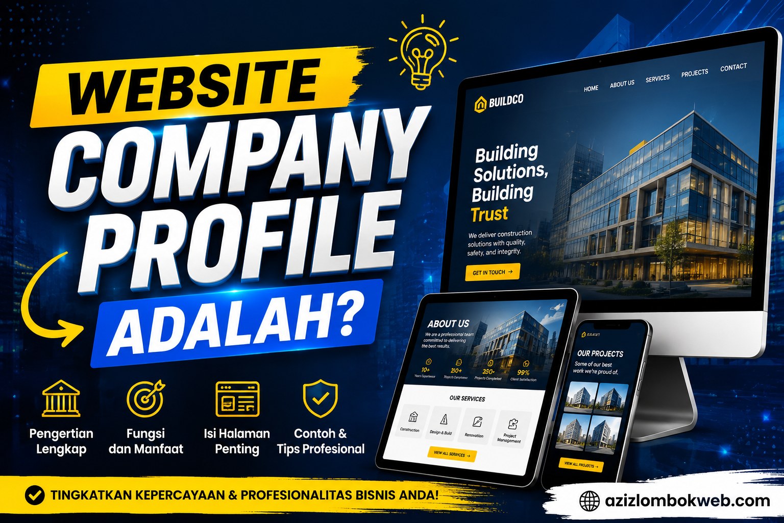 Website company profile adalah pengertian dan manfaat untuk bisnis